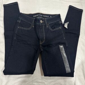 American Eagle Dark Blue Jeggings 00